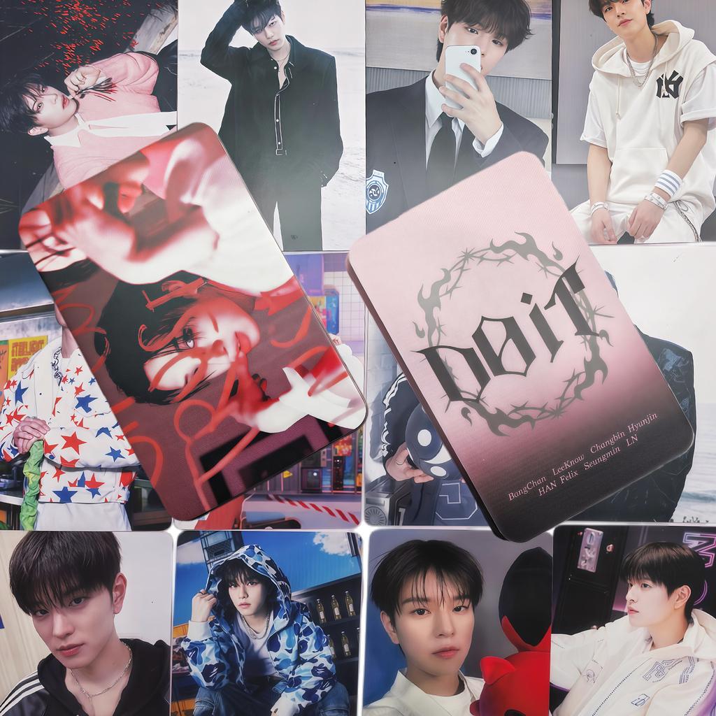 127PCS Kpop Stray Kids Album Concept Photocards Idol Merchandise Small Card StrayKids Fans Collectible Gift Cards SEUNGMIN LOMO Kid Friendly