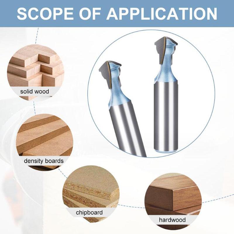 1/2inch 12mm Shank Woodworking Slotting Cutter Woodworking Milling Cutter Straightener Rod Slot Router bit
