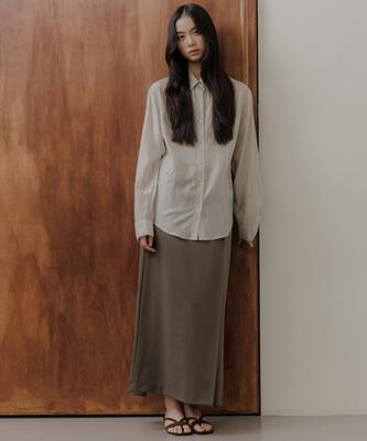 Oeoseoul Maxi Wrap Skirt [2 Colors]