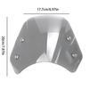 Motorcycle Windscreen Fairing Windshield Streamlined Aerodynamic Console Extension For Adventure Biking Highway Commuting Rain