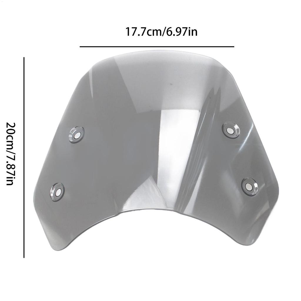 Motorcycle Windscreen Fairing Windshield Streamlined Aerodynamic Console Extension For Adventure Biking Highway Commuting Rain