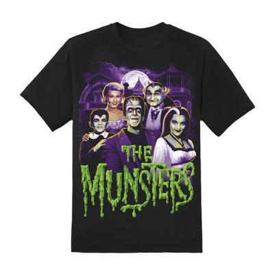 Authentic Rock Rebel The Munsters Collage T-Shirt S-2XL NEW