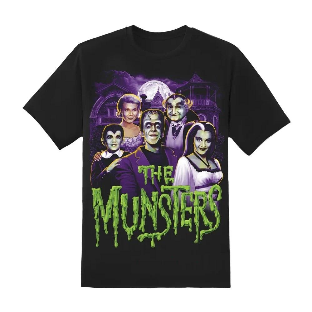 Authentic Rock Rebel The Munsters Collage T-Shirt S-2XL NEW S