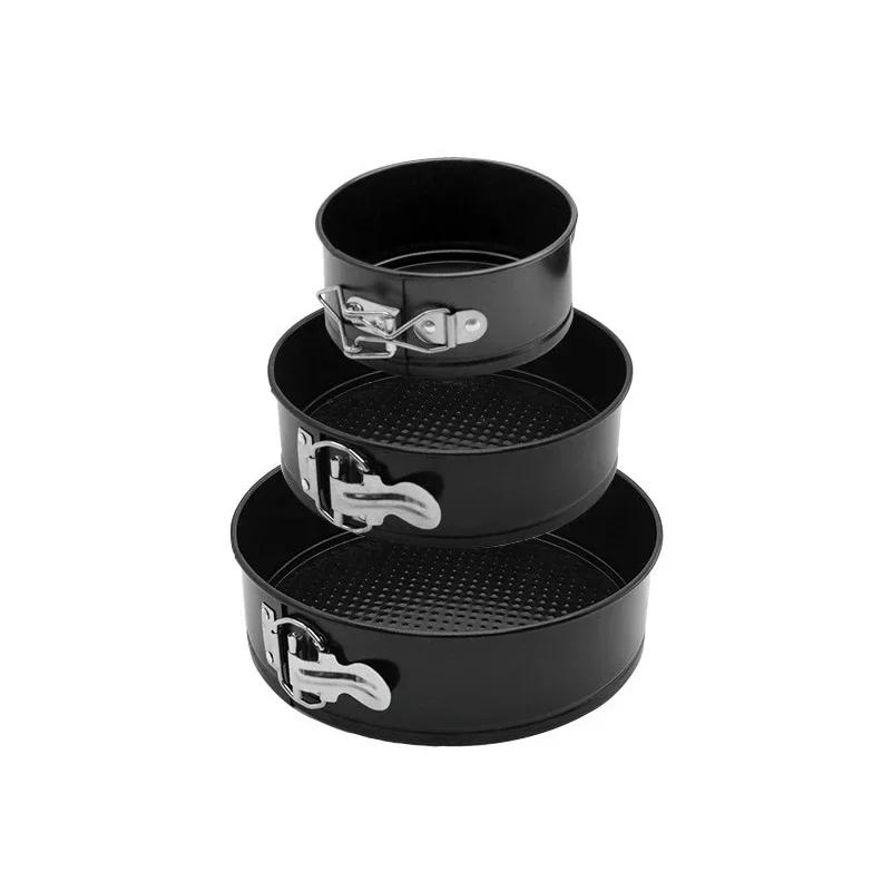 4/7/9/10 Inch Carbon Steel Cakes Molds Round Cake Pan Bakeware Non-Stick Removable Bottom Kitchen Accessories Metal Bake Mould