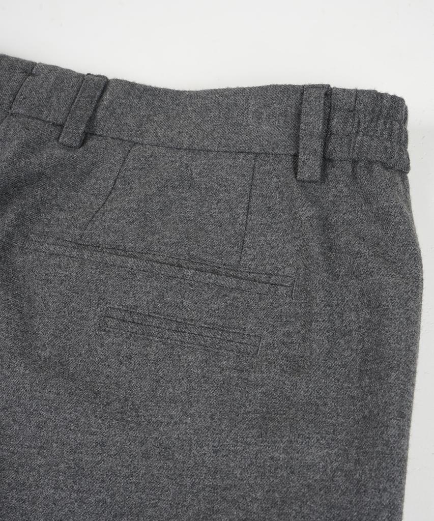 BIRBANTE Stretch Side Banding Slacks - Gray