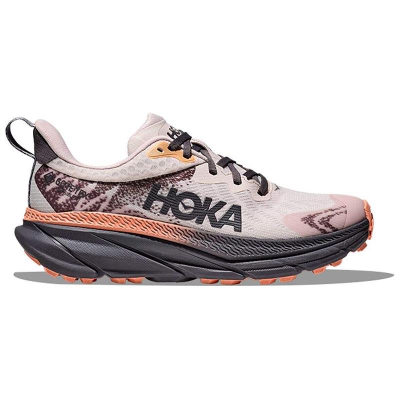 HOKA ONE ONE Challenger ATR 7 Wear-Resistant Slip-Resistant Low-Top Trekking Shoes Women's Pink Sneakers 1134502-CLX