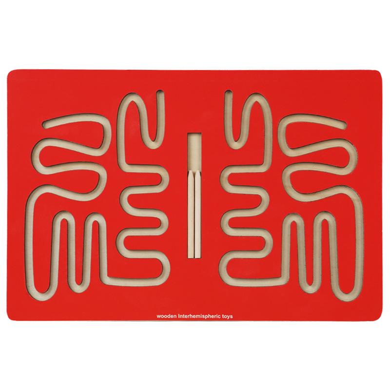 Wooden XO Tic-Tac-Toe: Kids' Educational Logic Training Game for Two Players