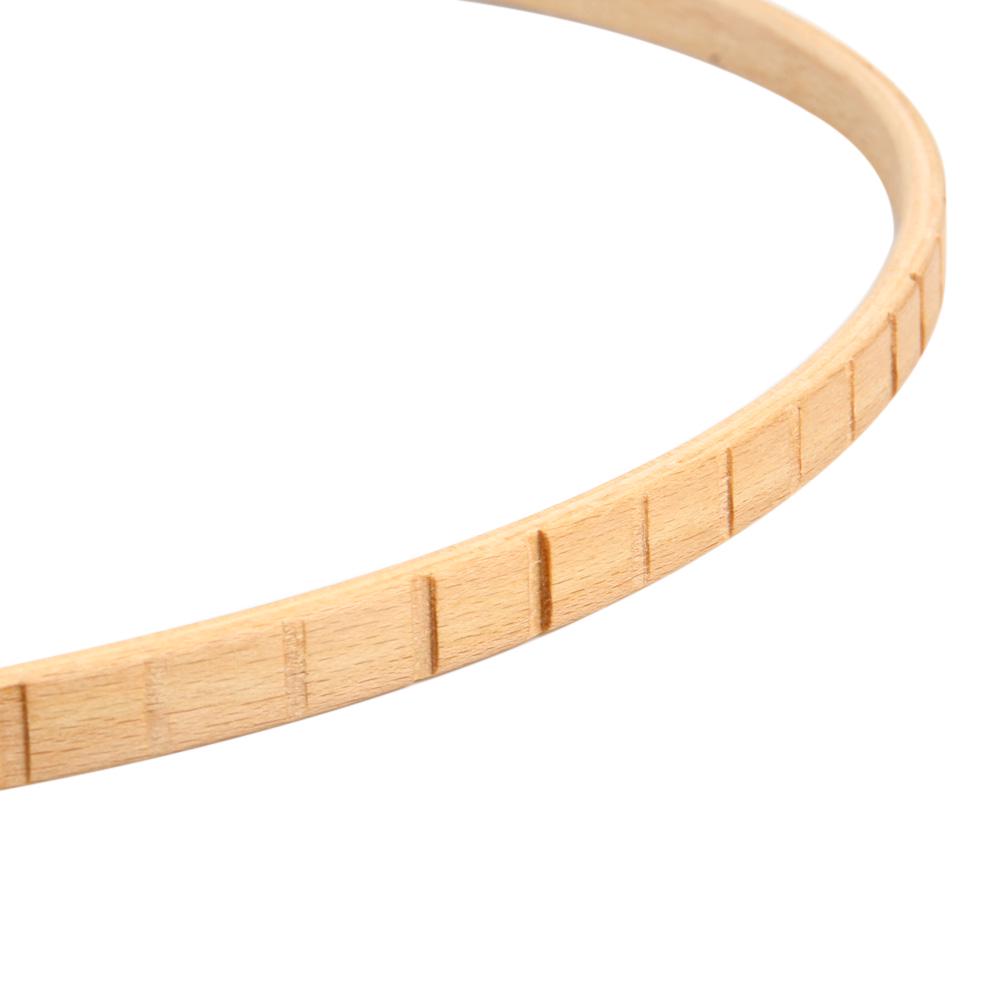 NEUE Bequeme DIY-Webwerkzeuge Runder Holz-Strickwebrahmen Handwerk Handgefertigte Wandbehänge Haushaltswerkzeug