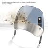 Motorcycle Windshield Wind Deflector Windscreen Replace Front Flyscreen for 5"-9.45" Round Headlight Motorbike Accessory