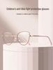 Children’s Cat-Eye Anti-Blue Light Glasses with Metal Temples - Lightweight & Comfortable Myopia Frame