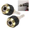 2PCS Universal Drill Chuck Stainless Steel Drill Bit Extension Durable Chuck Adapter