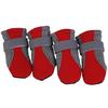 4 Stück Haustier-Hundeschuhe, rutschfeste, weiche Sohle, atmungsaktives Mesh, verstellbare Riemen, Stiefel