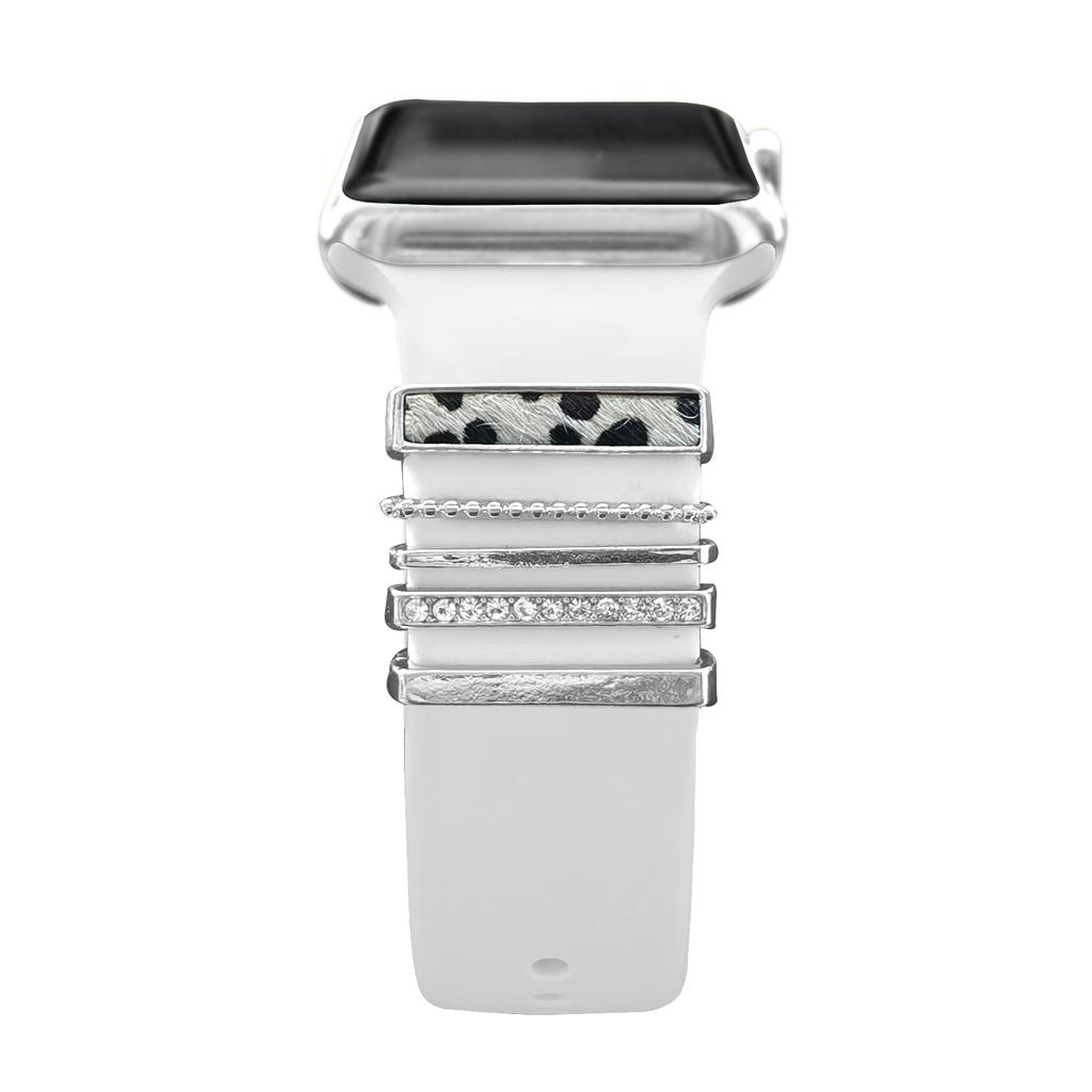 Decoration For Apple watch ultra 2 band 10 9 11 Diamond Jewelry Charms Accessories samsung/Huawei/amazfit strap 20/22mm Bracelet