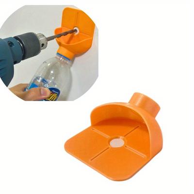 Universal Drill Bit Dust Collector Expandable Bottle Mouth Adapter No-Electricity Drilling Dust Collector Reusable & Easy-to-Clean Plastic Material