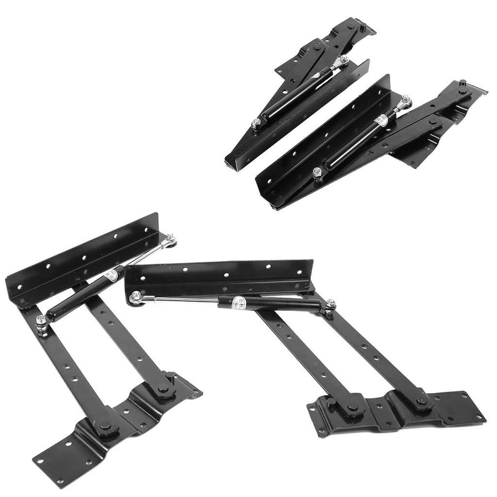2Pcs Folding Table Hinges for Coffee Table Lift Up Mechanism - DIY Desk Hardware Accessories