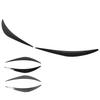 2Pcs Front Headlight Eyelid Lightweight Easy To Install Fade Resistant Headlamp Eyebrow Cover Protective for Q50 2014 To 2025