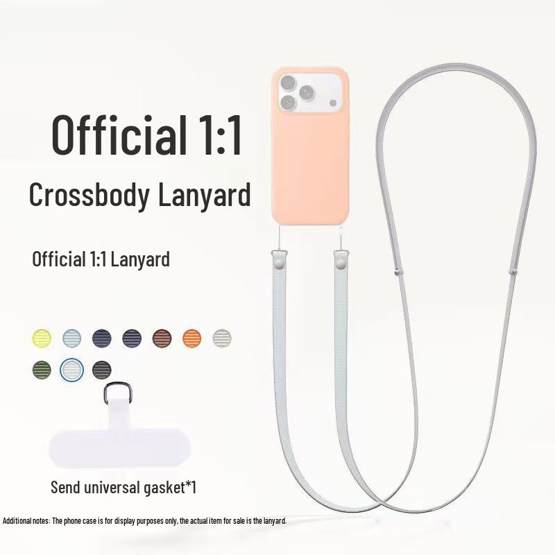 Magnetic Crossbody Lanyard for iPhone 17 - Official Apple Style Shoulder Strap