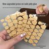 Kraft Paper Ultra-Sticky Waterproof Removable Nail Stickers - Strong, Durable, Wearable, Ultra-thin Double-Sided Adhesive Nail Tips