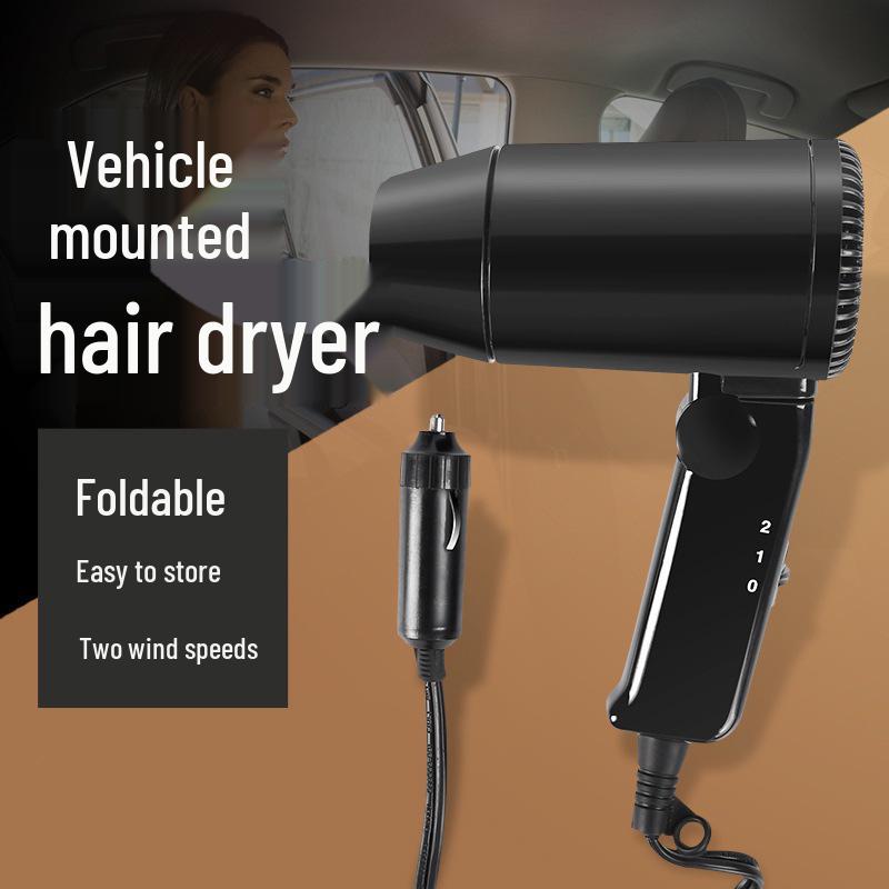 Portable 12V High-Power Multifunctional Car Hair Dryer