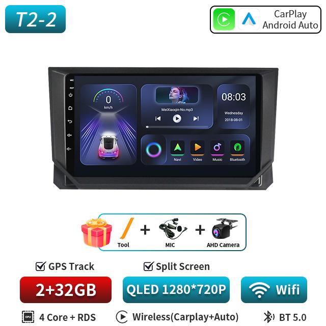 Android 16 Car Radio For SEAT Ibiza 2017 2018 2019 2020 Carplay Navigation GPS Multimedia Player WiFi+5G Stereo Auto Head Unit