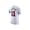 Nike Chicago Bulls City Edition Demar Derozan Vintage Logo Letter Print Comfortable Sports Training Short Sleeve T-Shirt Men Tops White DV5980-101