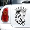 Die-Cut Vinyl Decal Lion Pride Car Sticker Waterproof Auto Decors