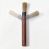 Flexible Coffee Cleaning Brush Wood-Grain Handle Coffee Grinder Cleaning Brush  Home Kitchen