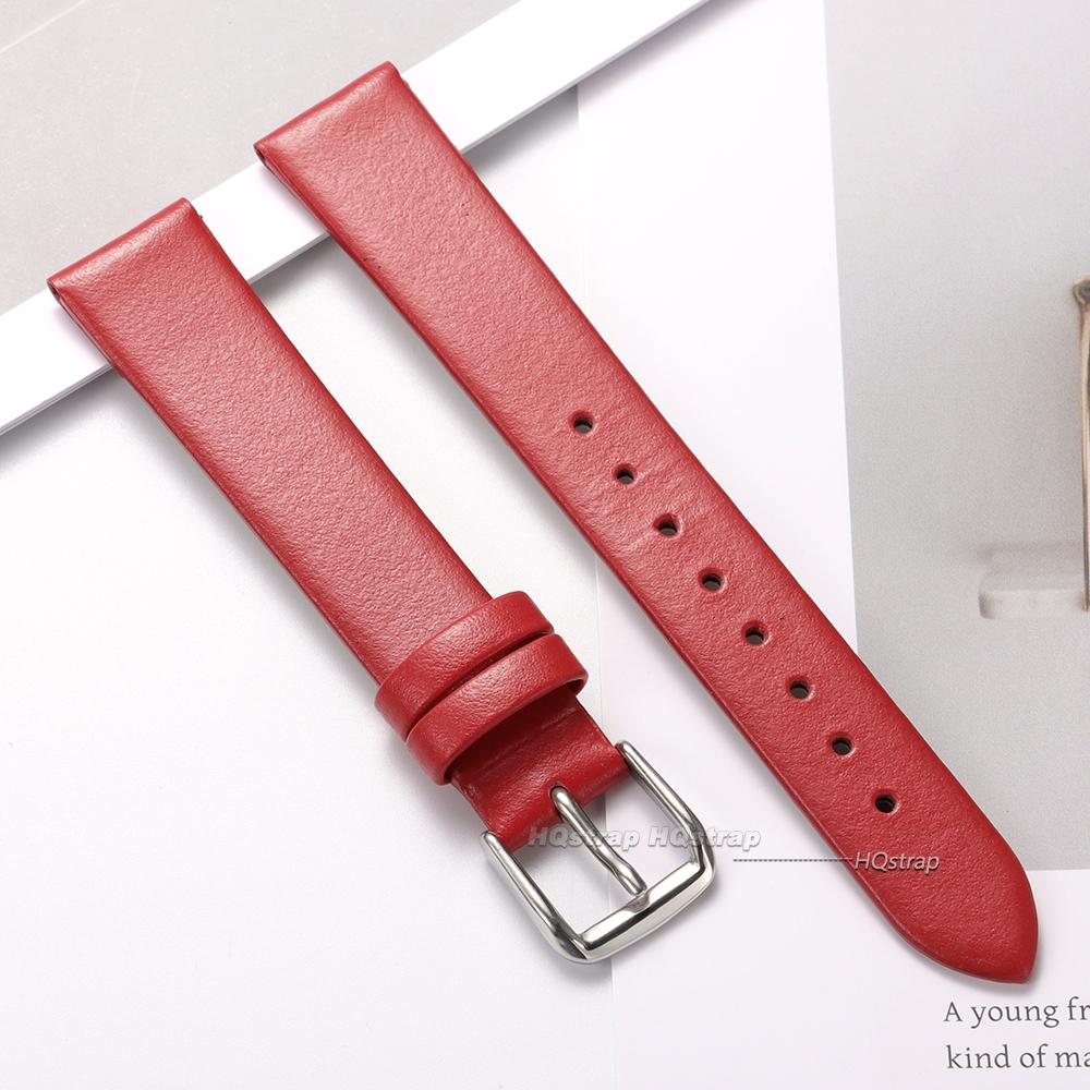 

Slim Leather Watch Strap 8mm 10mm 12mm 14mm 16mm for Women Watch Accessories High Quality Watchband Universal Replacement Belt 12mm
