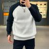 Men's Trendy Color-Block Pullover Sweater - Autumn/Winter Casual Fashion