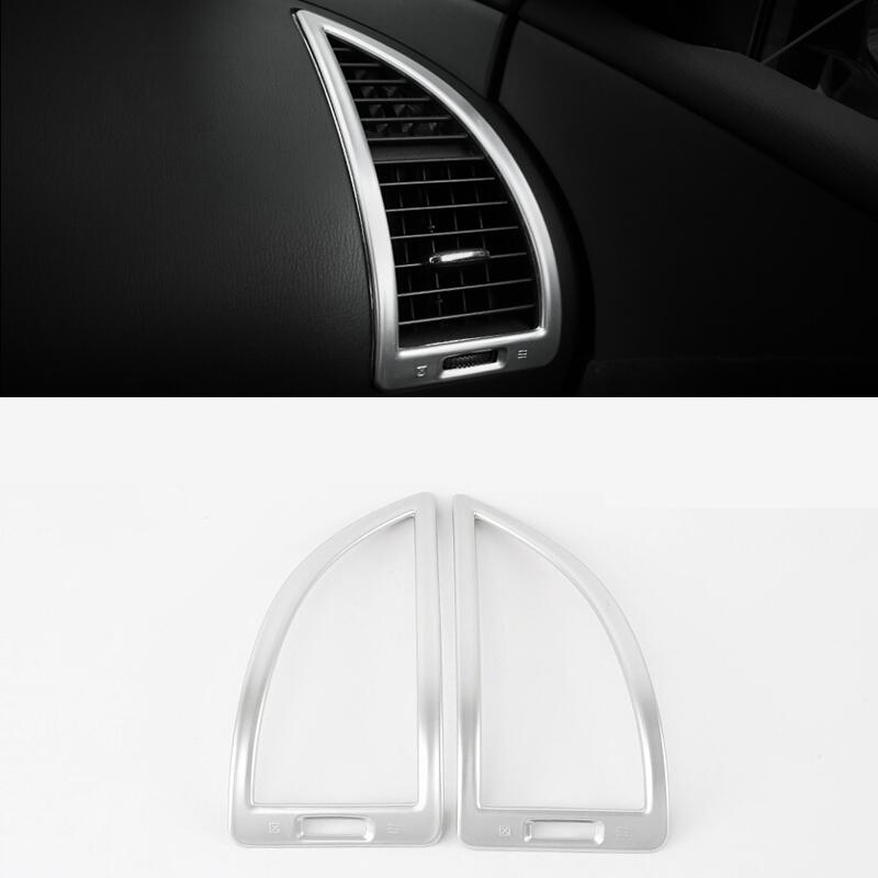 Para Nissan Patrol Armada Y62 2017 2018 acessórios automotivos estilo ABS cromado carro pequena saída de ar decoração capa