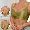 Women S Plus Size No Wire Push Up Bra With Mesh Splice And Padded Cups