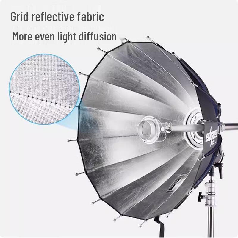 Jiebao EDGE 150cm Parabolic Reflective Photography Umbrella