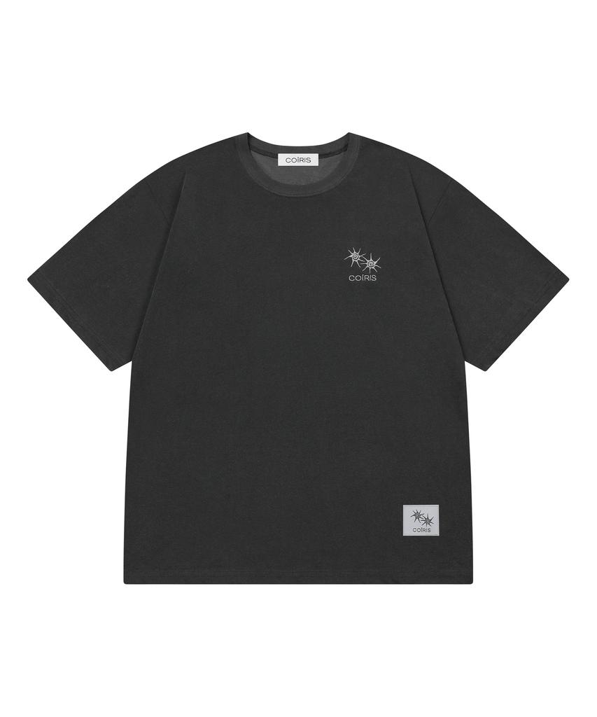Koiliseu Laura Small Logo Pigment Short Sleeve T-Shirt Unisex (3 Colors)
