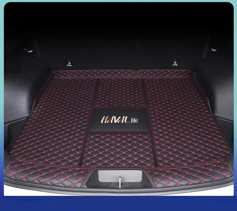 BGZ1 for Haval H6 PHEV Fuel  Accessories Car Trunk Mat 3rd Gen 2025 2024 Interior Protection Mat Leather Waterproof Conversion