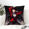 Anime Comics K-Kakegurui Yumeko Jabami Pillow Case linen pillow case sofa home decor cushion cover cushion cove