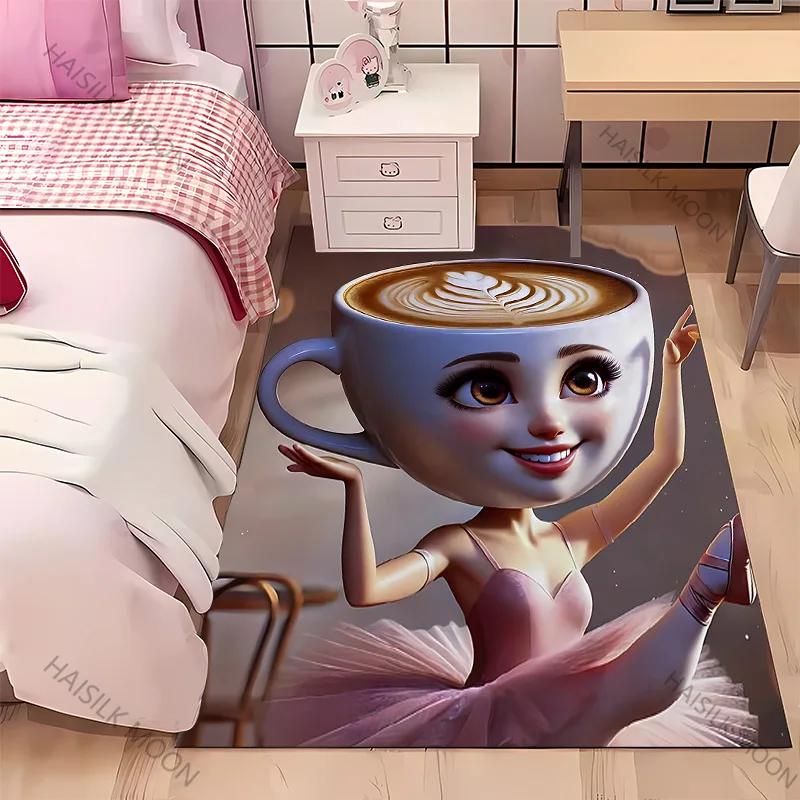 Exaggerated and Funny Creatures Italian Brainrot Theme Carpet Living Room Bedroom Bedside Bathroom Floor Mat Home Decor Rug Gift