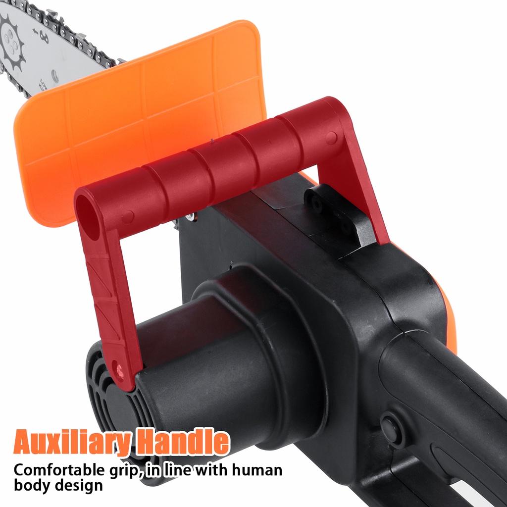 3000W Cordless Electric Chain saw 12Inches Garden Woodworking Power Tool Brushless Motor Wood Cutter For 18V Battery