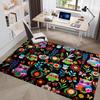 Pattern Colorful Owls Floor Mat INS Style Soft Bedroom Floor House Laundry Room Mat Anti-skid Household Carpets