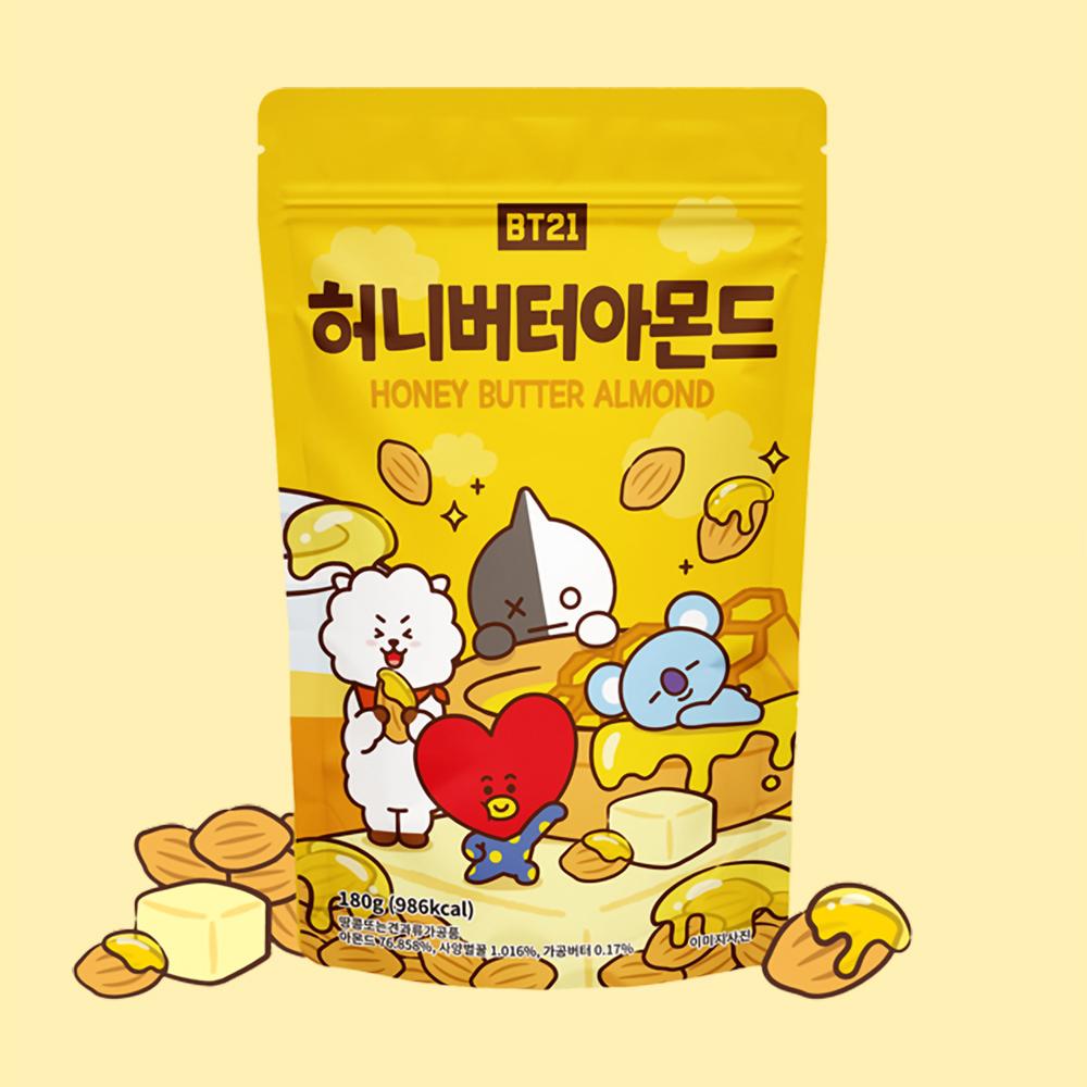 BT21 Flavored Almonds (180g)