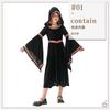 Halloween Children's Costume Vintage Court Children's Costume Witch Little Red Riding Hood Medieval Renaissance Girl's Dress