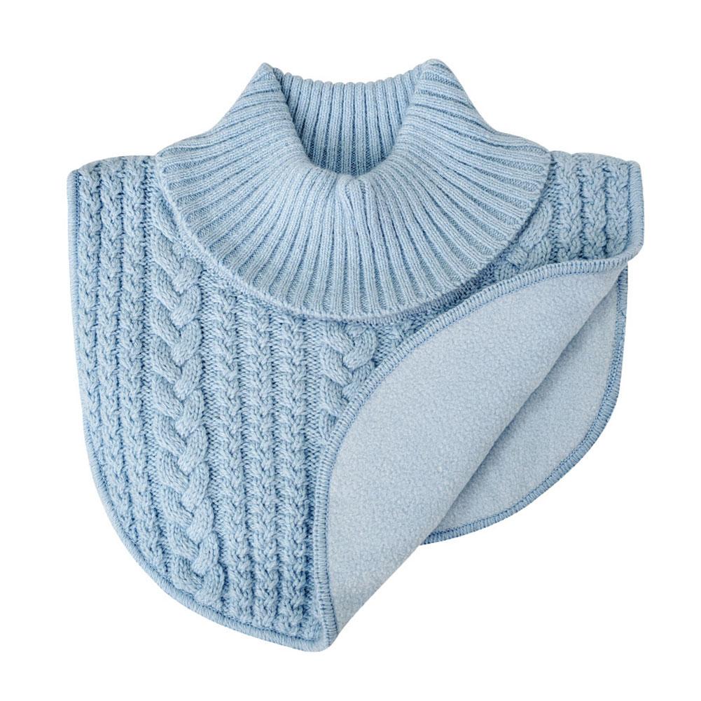 Detachable Knitted Mock Turtleneck Fake Collar For Kids Winter Warm Unisex Pullover Dickey False Collar for Photos School Party