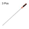 uxcell 14mm Flat Head Impact Demolition Screwdriver with 711mm Straight Handle for Repair 3pcs Industrial/Automotive