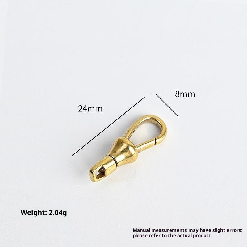 

1Pcs Brass Made Pattern Pocket Watch Swivel Clip Chain Spring Snap Hook 30Mm 1.2 Inch Buckle Chain Pearl Gems Diy A4