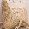 Women's Backpack  Fashion Shoulder Bag Versatile Straw Woven Leather Elegant Luxury Designer Backpack Mochilas