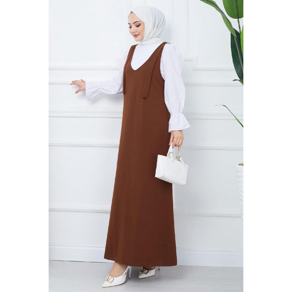 Rochie Gilet Tricotat Nehir Negru HM2389