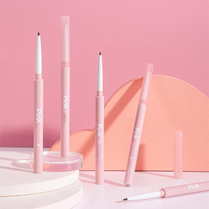 Trucco per gli occhi Matita eyeliner gel Impermeabile a lunga durata Colore Rosso Marrone Sdraiato Penna baco da seta Pigmento Eyeliner opaco Nuovo