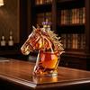 Sticlă Decantor Whiskey Cap de Cal 350ml Whiskey Sticlă Amuzantă Lichior Vin Băuturi Alcoolice Decantor