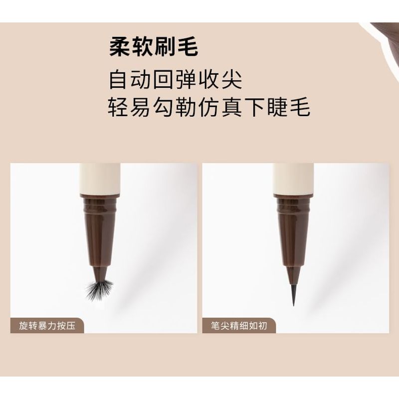 MENOW - 2 In 1 Smooth Eyeliner & Remover Pen - 2 Colours