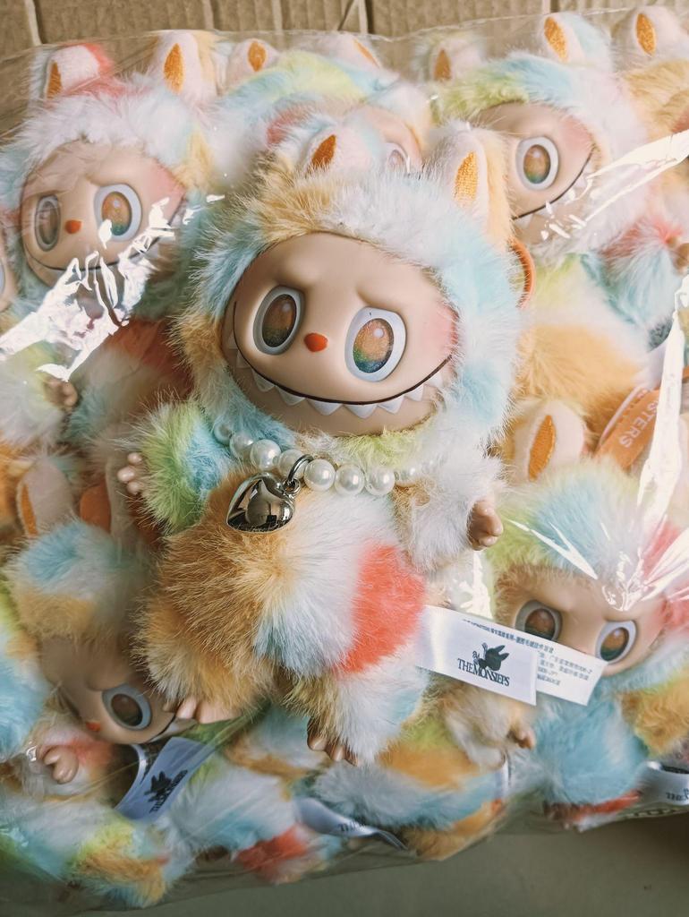 Labubu Green VL Plush Vinyl Doll Pendant