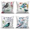 4pcs Black Cats Floral Scenic Scenes Cushion Cover Home Decor Pattern Pillow Cases for Sofa Bedroom Car